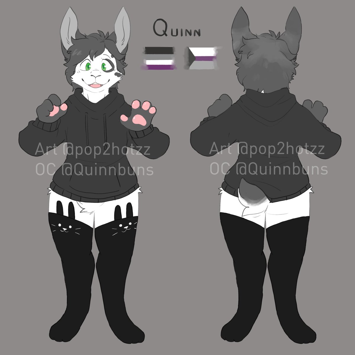 Quinnbuns's tweet photo. New ref time! Absolutely in love with this, look at how soft and squeezable I ammm!! The artist was an absolute delight to work with as well, you can find their @ in the reply! 💚🐇 https://t.co/aWfpCMbtmm