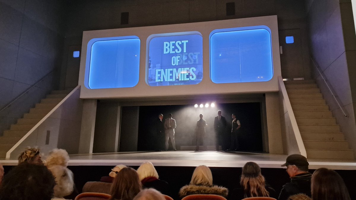 Grateful to have had an opportunity to experience #BestofEnemies again at London's Noël Coward Theatre. An utterly flawless production with impeccable performances. Just perfection. Bravo all involved. Looking forward to the <a href="/NTLive/">National Theatre Live</a> broadcast for my 3rd viewing.