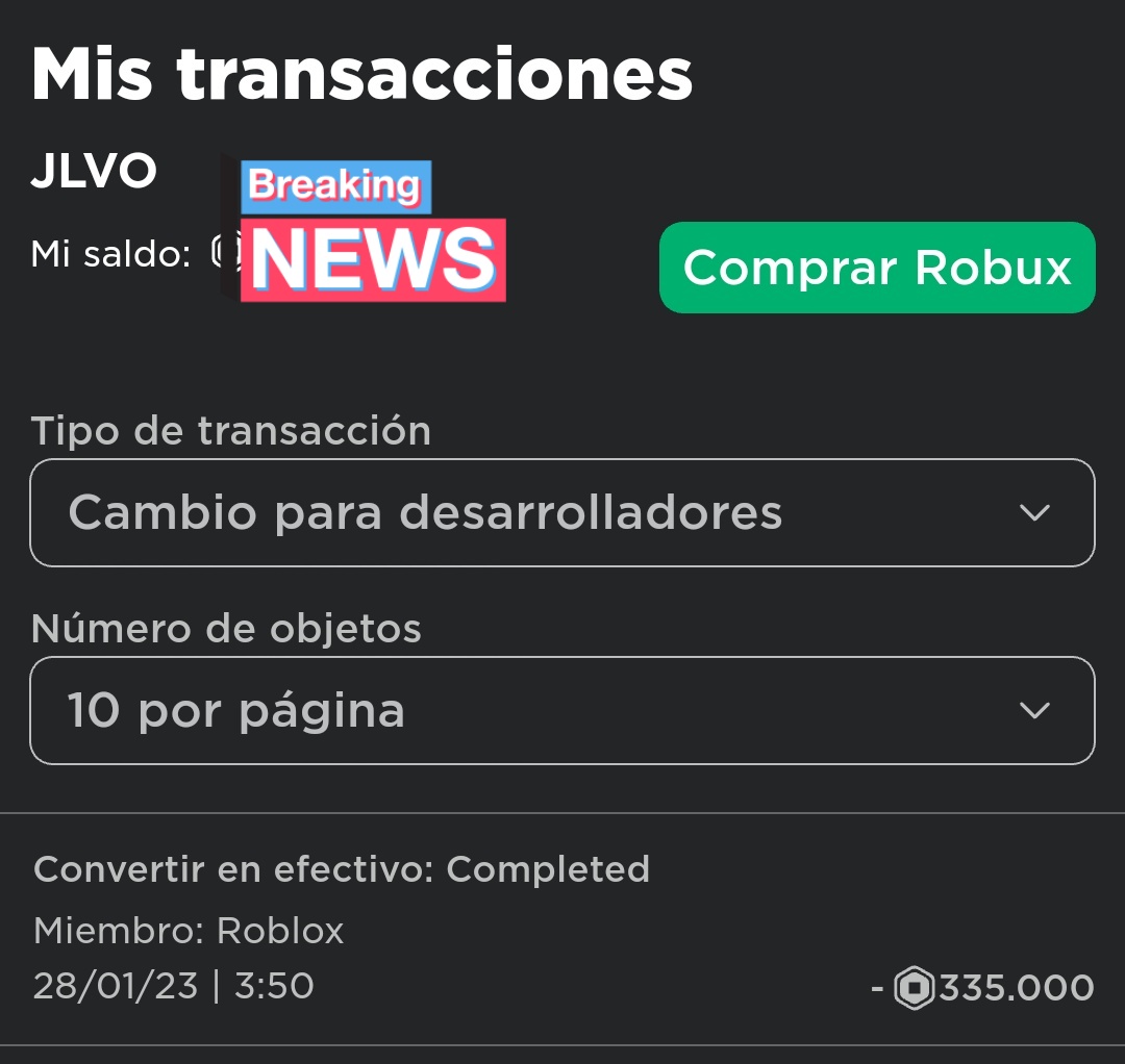 JLVO17's tweet image. Oh my.. my first big payment! Thx so much dev ex ;w;!! #Roblox #Devex
