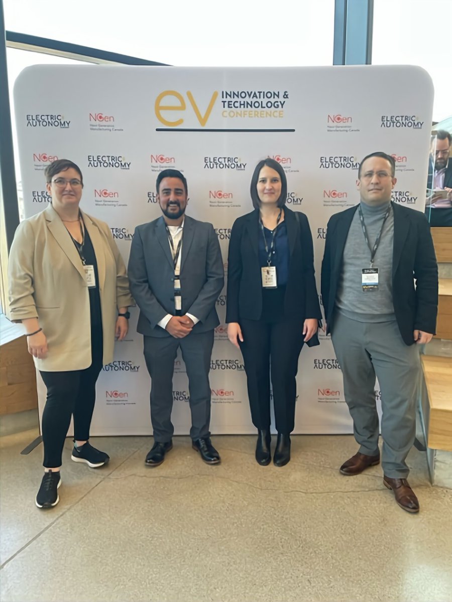 It's been a great day at #EVIT2023 meeting companies working in the EV space, testing out EVs, and seeing colleagues from <a href="/NGen_Canada/">NGen Canada</a> in-person for the first time!