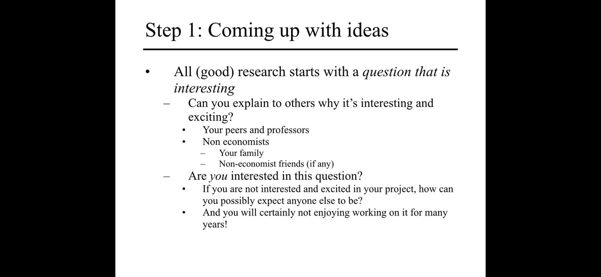 Today I came across this hidden gem: Amy Finkelstein’s advice on how to write great research papers in economics. Here I post the slides I like best. Full presentation at econ.lse.ac.uk/staff/spischke…
