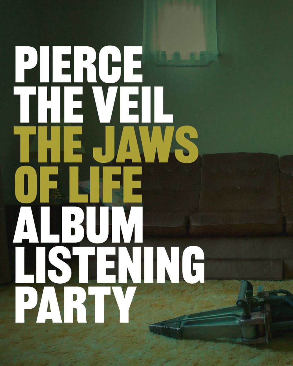 piercetheveil's tweet photo. This album wouldn't exist without you, so please join us this Friday, February 10th at 12:30 AM EST as we listen to The Jaws Of Life together for the first time.

https://t.co/YOZcTBgmgu https://t.co/xPR4uVqbvZ