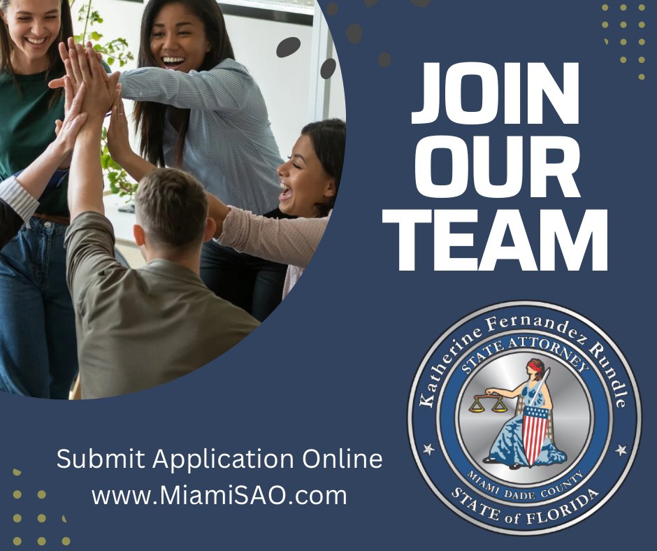 KathyFndzRundle's tweet photo. Check out our Careers at #miamisao & join the Best Team in America! https://t.co/2viGq80bof