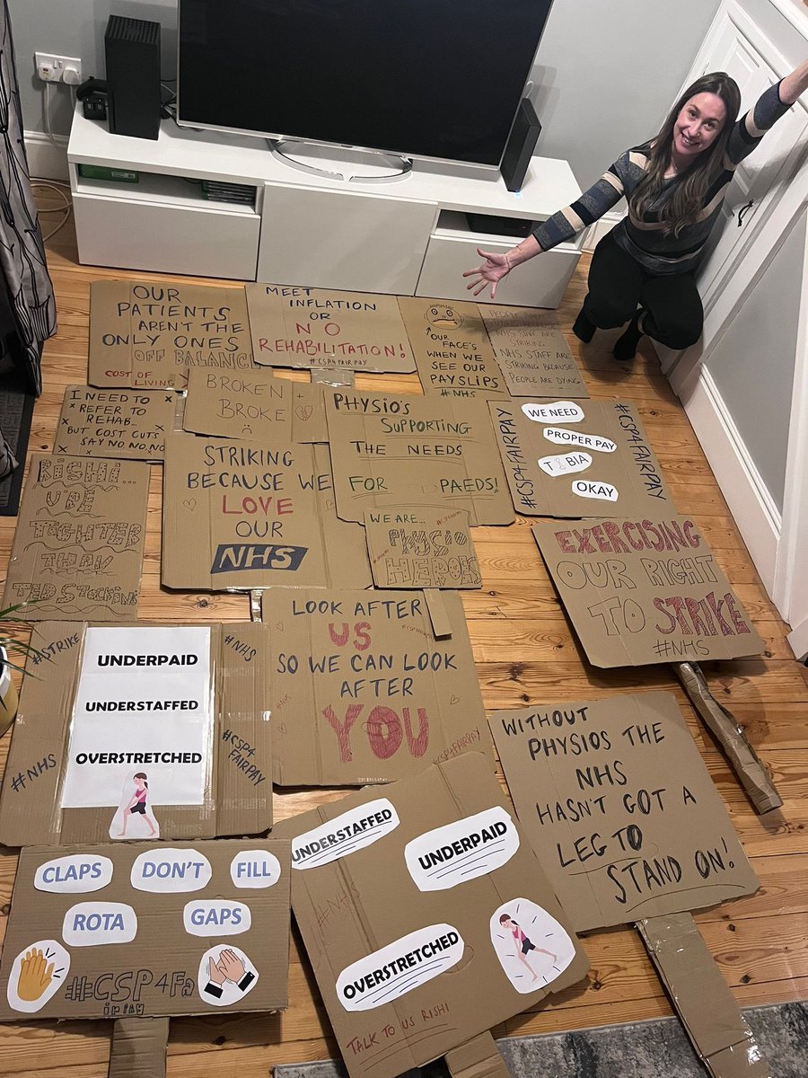 Hayley Payne (@hayleypaynephy1) on Twitter photo PHYSIO STRIKE WE’RE READY FOR YOU! <a href="/CSPsouthcentral/">CSPsouthcentral</a> <a href="/thecsp/">Chartered Society of Physiotherapy (CSP)</a> PHYSIO STRIKE WE’RE READY FOR YOU! <a href="/CSPsouthcentral/">CSPsouthcentral</a> <a href="/thecsp/">Chartered Society of Physiotherapy (CSP)</a>