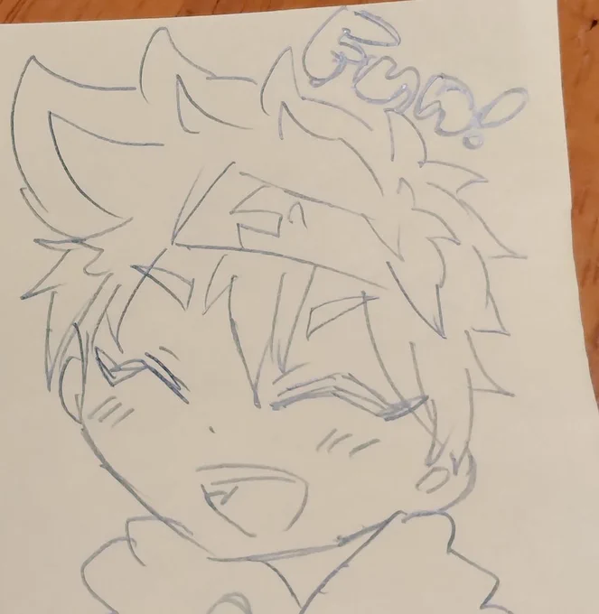 エスケーエイトめっちゃFUNでした!最高ありがとう!!見ながら描いた暦君を添えて! 
