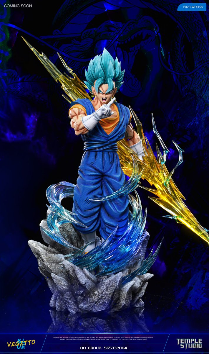 MundoKame's tweet photo. 🔥 #TempleStudio - Vegetto 🔥
Azul o Morado
- Precio EX: 495 €
- Standard: 195 €
- Medidas EX: 55 cm de alto
- Standard: 37 cm de alto
- Reserva: 150 € - 50 €
- Lanzamiento: 3T de 2023
- PO abierto
📩 Para reservar o más info, enviad mensaje privado
#DragonBallSuper https://t.co/ixCdTYoWwI