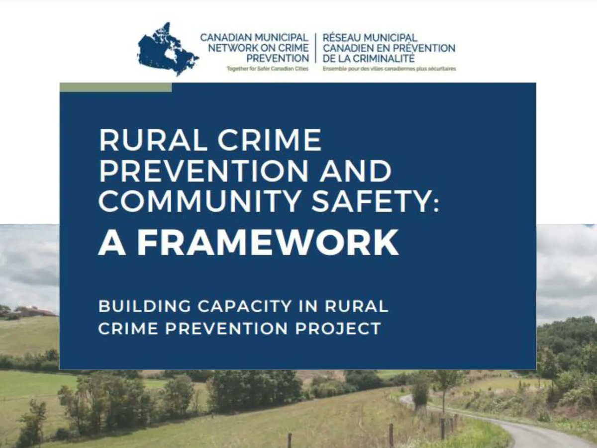 A recommended reading for everyone who is new to the topic of community safety in rural areas: buff.ly/3HK9Ocu 

Spoiler alert: key definitions, main challenges and community safety strategies are all gathered here.  

#ruralcrimeprevention