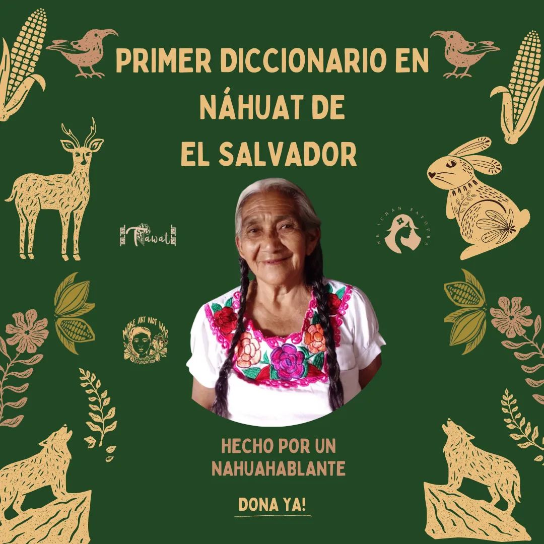 Apoya esta campaña para poder realizar la impresión de 2000 ejemplares gratuitos, del Primer Diccionario en Náhuat hecho por un Nahuahablante.

givebutter.com/TimumachtikanN…