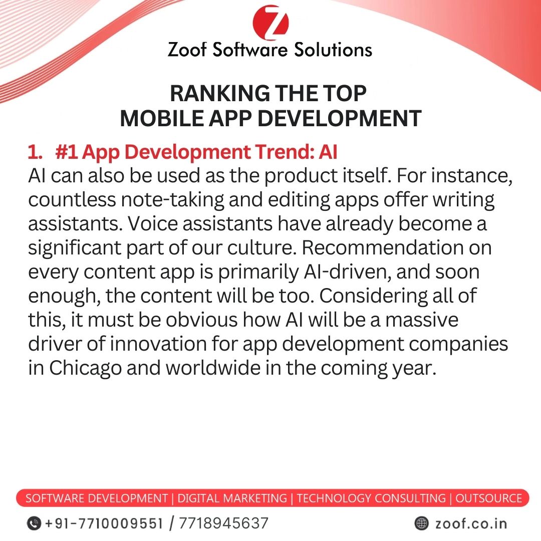 ZoofInc's tweet photo. Ranking the Top Mobile App Development Trends for 2023📲
.
.
#mobileapp #mobileapplication #topmobileappdevelopmenttrends #mobileapplicationdevelopment #webapp #webdesign #topmobileapps #iosdeveloper #programming #business #developer   #artificialintelligence #appdevelopment https://t.co/arkms5Baxl