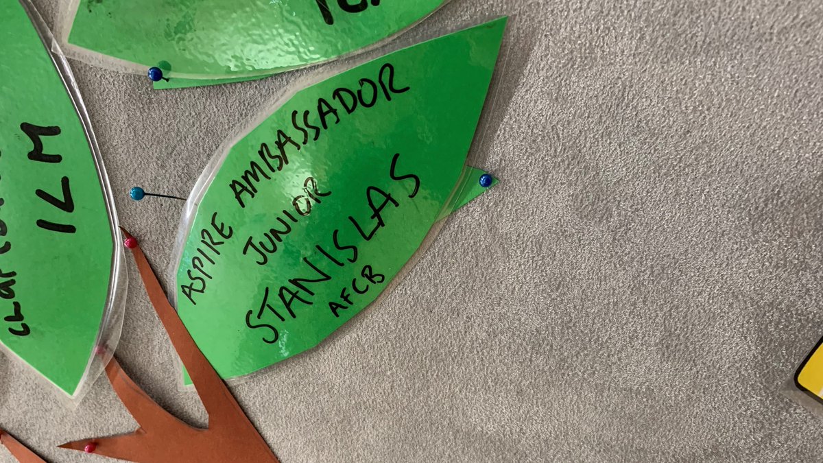 We were excited to welcome 🍒AFCB's Junior Stanislas today. He shared inspirational insights into his career, tips to support wellbeing &amp; told us how important his faith is to him. We were delighted to make him an honorary ASPIRE Value Ambassador! <a href="/AFCBCommunity/">AFCB Community</a> <a href="/afcbournemouth/">AFC Bournemouth 🍒</a>