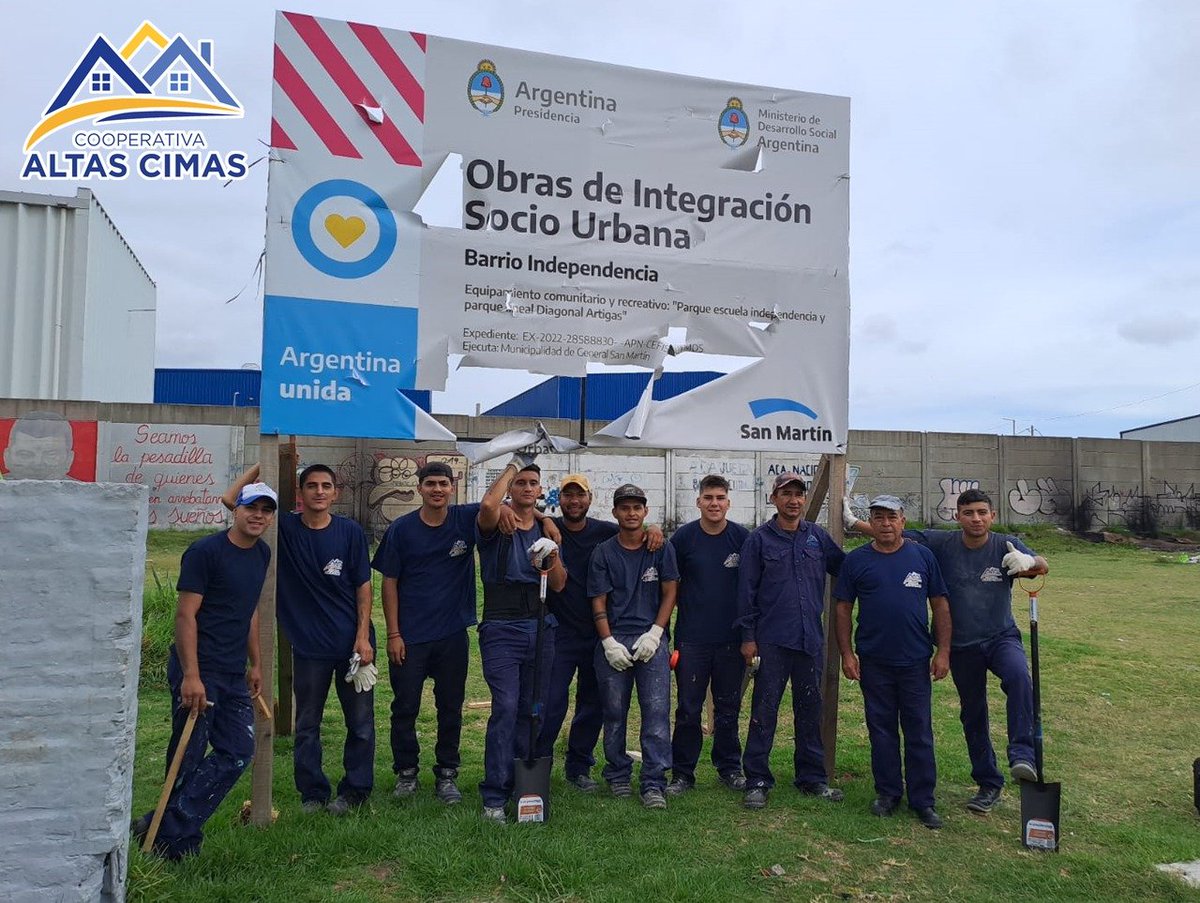 CimasAltas's tweet photo. Comenzamos las obras para el nuevo Salón de Usos Múltiples del Barrio Independencia, en José León Suárez, Partido de San Martín. 

¡Esperamos que se llene de actividades de niñas, niños y jóvenes del Barrio Independencia! https://t.co/jy89pdsgnE