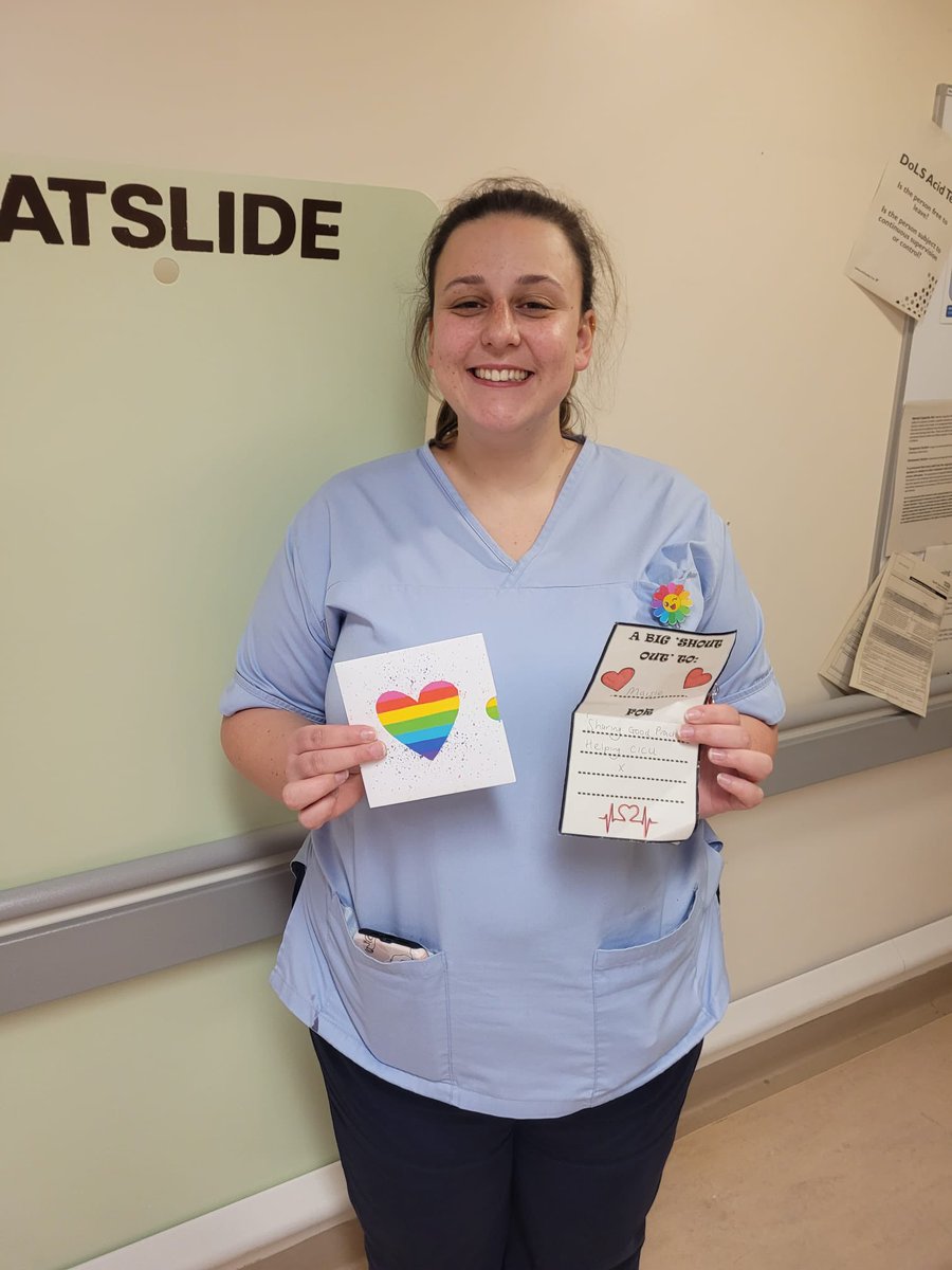 Our big shout out winner this month, Maisie! Recognised for good practice sharing knowledge with another department. Well done Maisie! ❤️