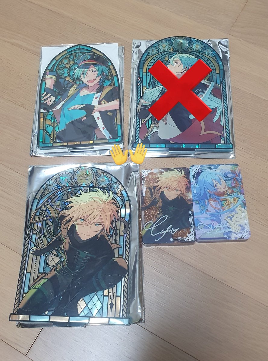 #앙스타장터 #앙스타_장터
앙스타 앙상블 스타즈 양도/판매

- 스글 (필름o, 하자x)
1탄 타츠미 4.0
2탄 에이치 0.6

- 유사코롯타 (필름o, 속봉겉봉o, 하자x)
에이치 0.5
와타루 0.6

언데드 라빗츠 트릭스타 알칼로이드 크레이지비 피네 홍월 유성대 마무 스테인드글라스

Dm