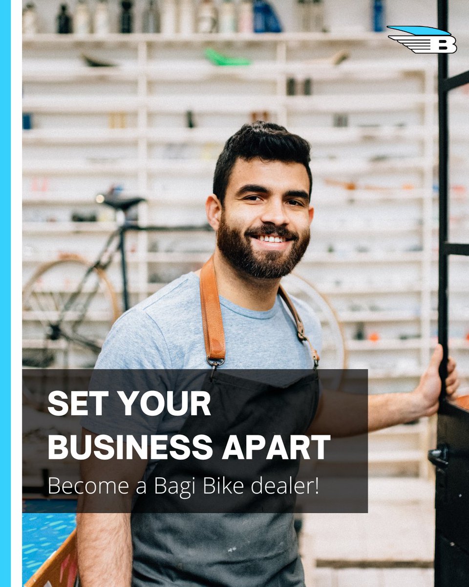 Have a bike shop and want to carry Bagi Bike #eBikes?

We have a stocked warehouse in Miami ready to send anything our dealers need quickly!

Fill out the form on our website and we will send you everything you need to become a Bagi Bike #dealer. 🚲 bagibike.com/become-a-deale…