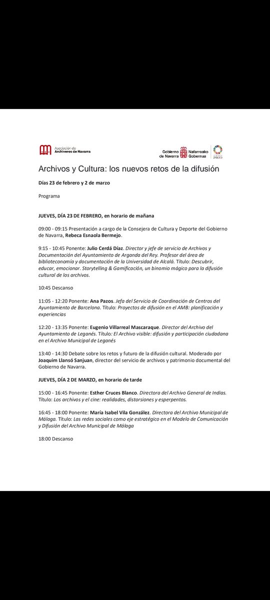 Archiveros Navarra tweet media