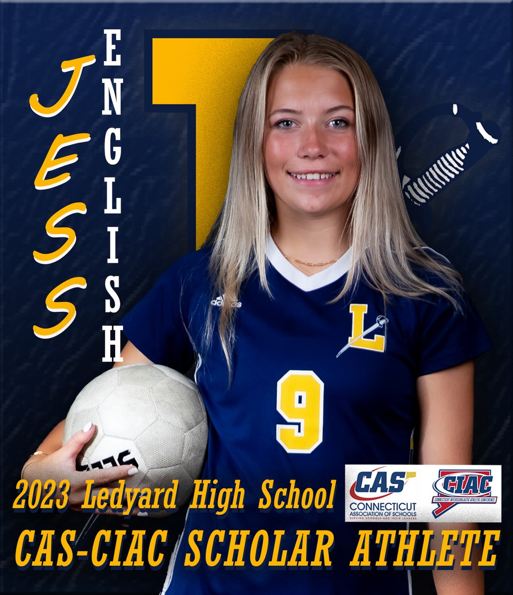 ledyardsports's tweet photo. Congratulations to Jess and Ben who have been selected as our 2023 @ciacsports Scholar-Athletes. We look forward to honoring them on May 7 at the Aqua Turf Club #LHScolonelpride https://t.co/tmJC6xIuHb
