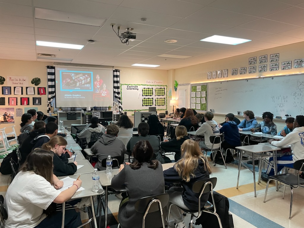 chmscougars's tweet photo. Today is the day! It is our 8th grade Career Pathways Fair where our students are getting to preview some of the CTE pathways and other courses offered at @RiverdaleHighTN @rucoschools @RuthWorksTN @kylemnix @leigha_moltz https://t.co/ZSoD2UHfs2
