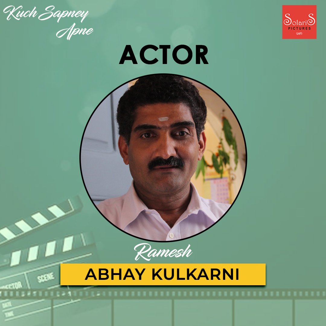 sridharrangayan's tweet photo. REVEALING THE CAST OF Kuch Sapney Apne -
𝐀𝐛𝐡𝐚𝐲 𝐊𝐮𝐥𝐤𝐚𝐫𝐧𝐢 𝐚𝐬 𝐑𝐀𝐌𝐄𝐒𝐇 &amp; 𝐕𝐞𝐞𝐧𝐚𝐡 𝐍𝐚𝐚𝐢𝐫 𝐚𝐬 𝐋𝐀𝐓𝐀

Please help us make this important film by making a contribution at  https://t.co/JIbjXZ1Mk2
It's your film, please make it happen. https://t.co/LPSU4OdnZU
