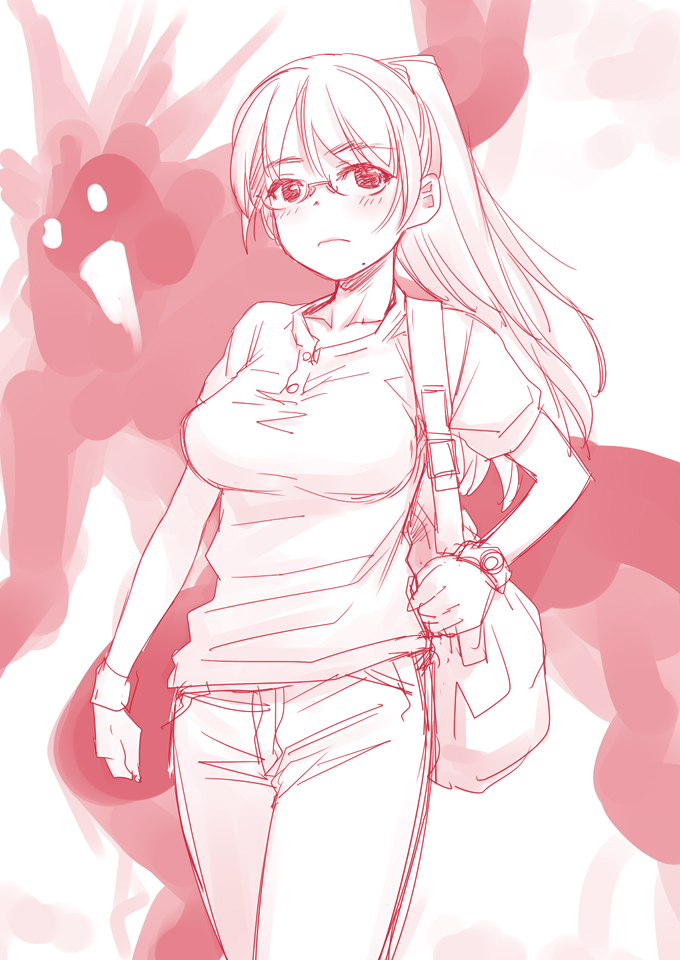 5月コミティアに向けラフを練る 