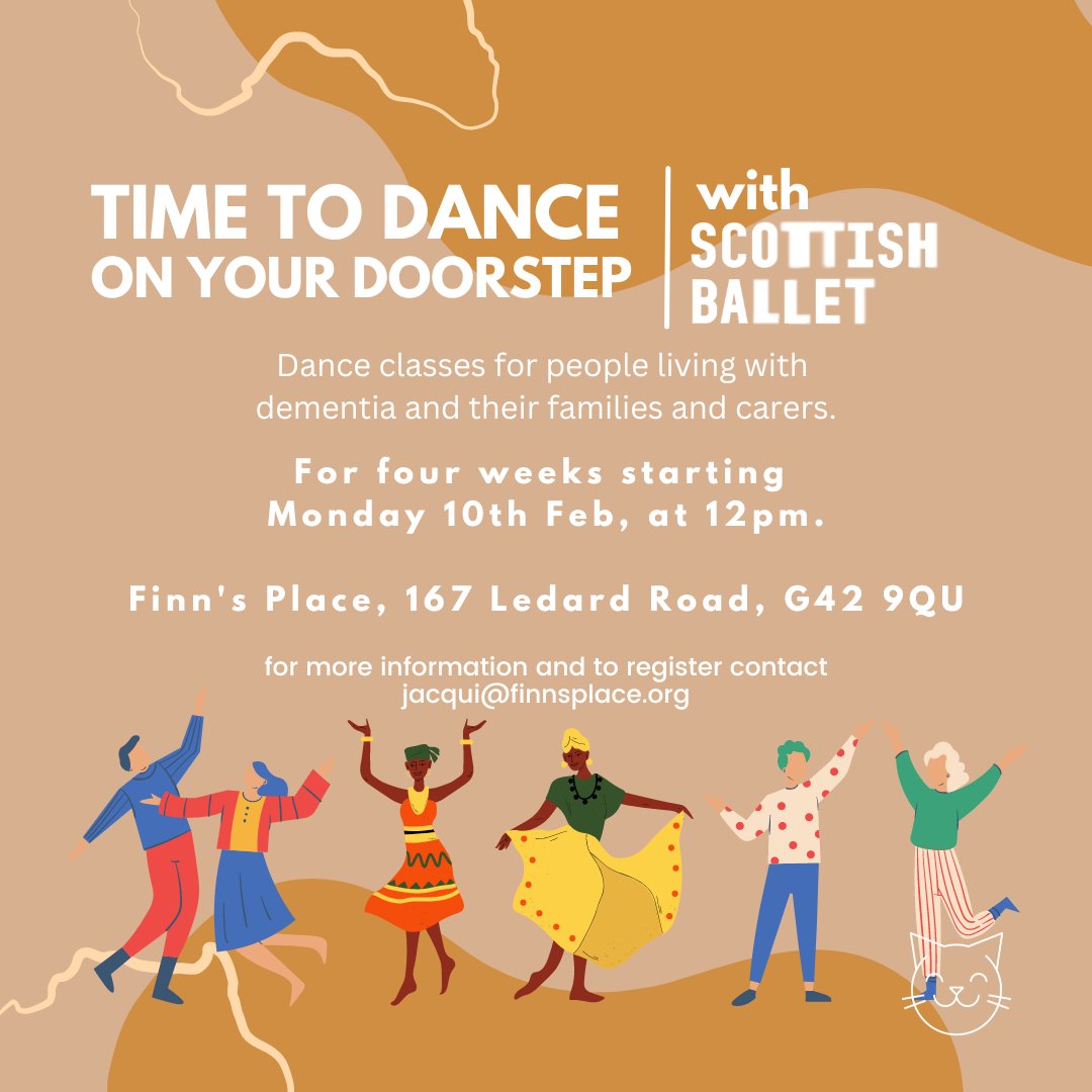 Free dance classes for people living with dementia, their families and carers with @scottishballet @alzscot @alzassociation @AgeScotDementia @dfriendsscot