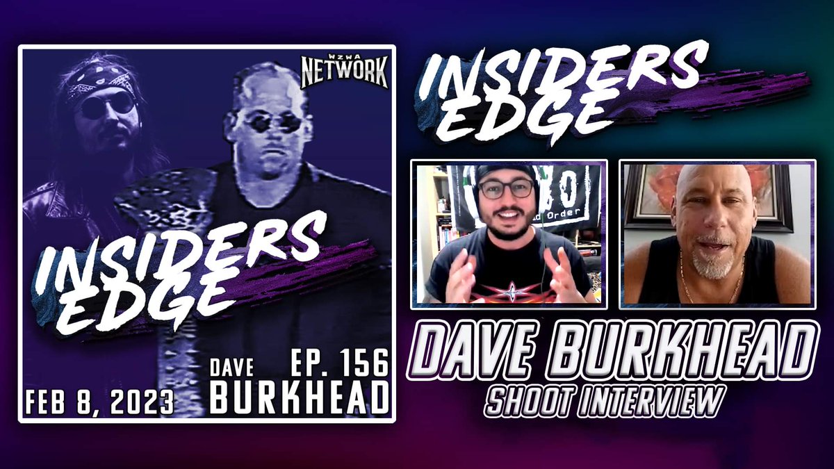 SlamSociety_'s tweet photo. ❗NEW EPISODE❗️
#DaveBurkhead of #WCW Fame joined the #InsidersEdge to talk about his wrestling career!
✨YOUTUBE: https://t.co/txwovCReCq
✨APPLE: https://t.co/iU7HhzT7Si
✨SPOTIFY: https://t.co/A3V8R1210S
✨GOOGLE: https://t.co/07jPeMUEVh
#prowrestling #shootinterview https://t.co/A7xYQvRqUP
