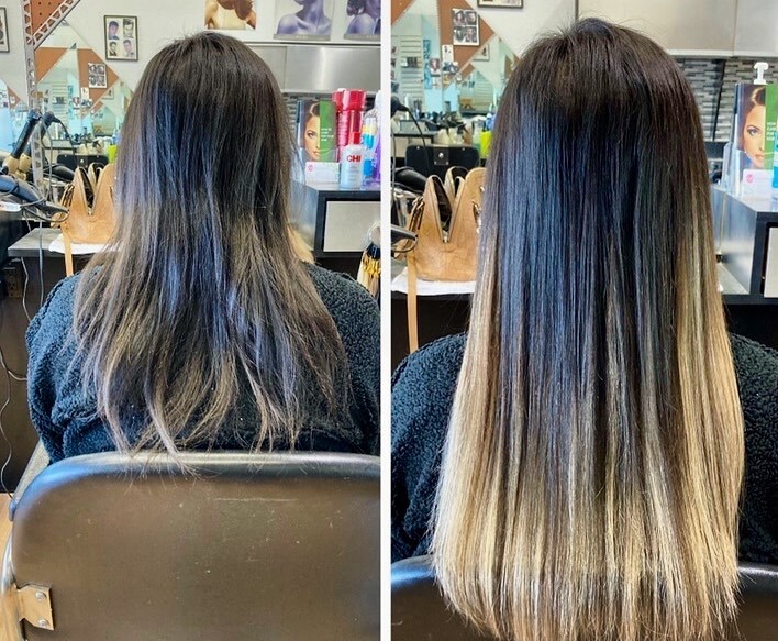 ibextensions's tweet image. Very pretty ombré achieved with fusion extensions 😍 #hairextensions #fusionhairextensions #ombrehairextensions #fashion #beauty #hairtoronto instagr.am/p/CoZ5dibu4QK/