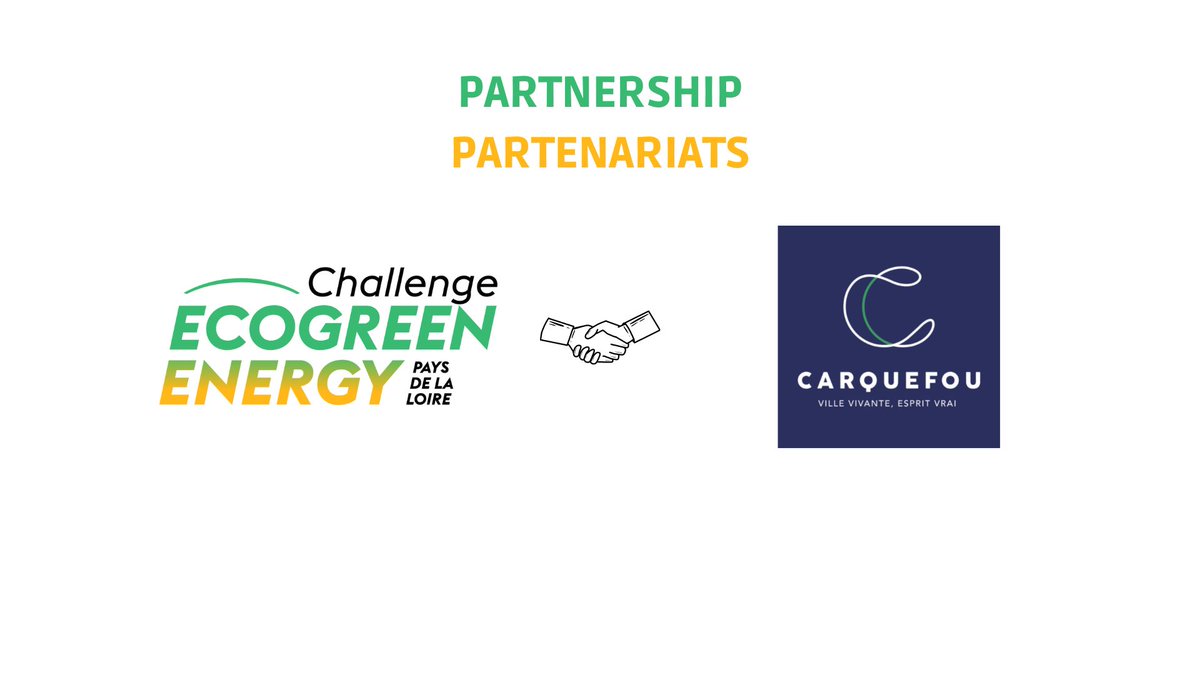 🇬🇧 OFFICIAL PARTNER : The City of Carquefou continues its involvement in the Challenge EcoGreen Energy in 2023!🇬🇧

🇫🇷PARTENAIRE OFFICIEL: La Ville de Carquefou poursuit son implication dans le Challenge EcoGreen Energy en 2023 !🇫🇷