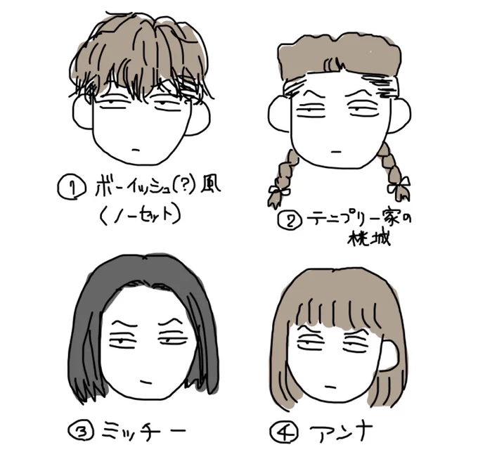 女装リョータの髪型についてのアンケートにご協力よろしくお願いします 