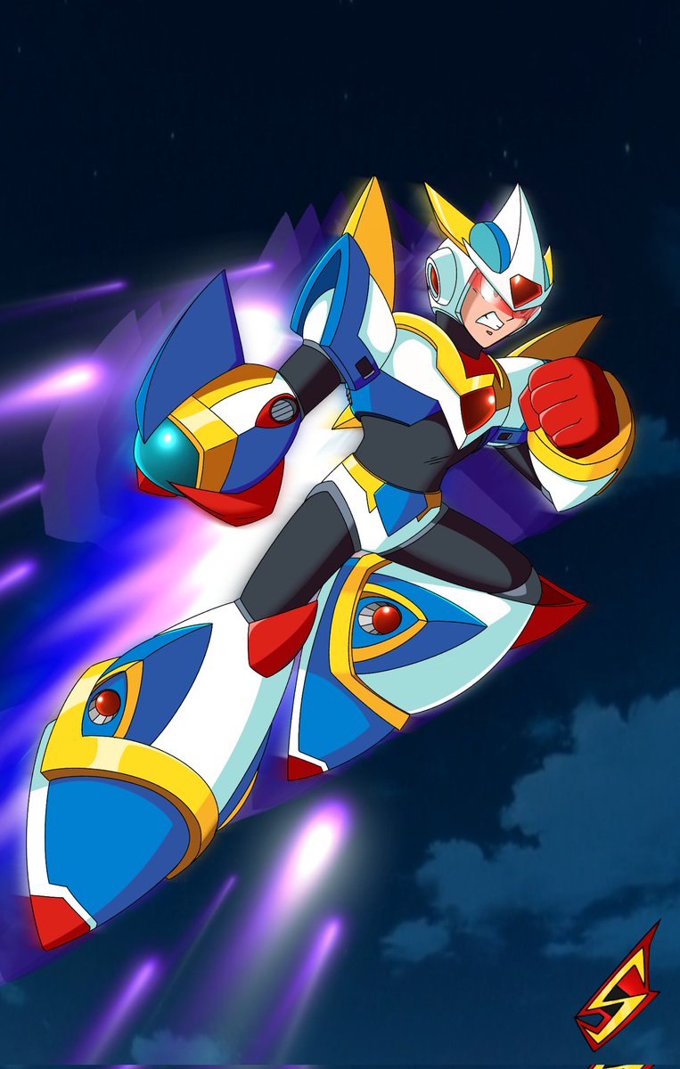 Strike_Sketch's tweet image. Chaser Armour X 
#megamanX #fangame #MmxII #megaman #capcom