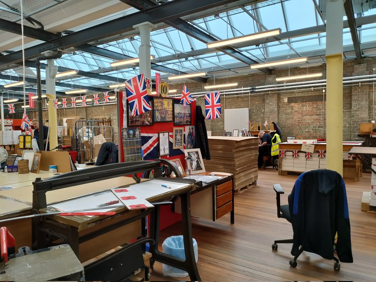 Vet_Families's tweet photo. Had a lovely time seeing the Lady Haig Poppy Factory and taking in the rich history of the Poppy Appeal, as told to us by their amazing tour guide 'Womble'! https://t.co/SjfLN1ZXJK