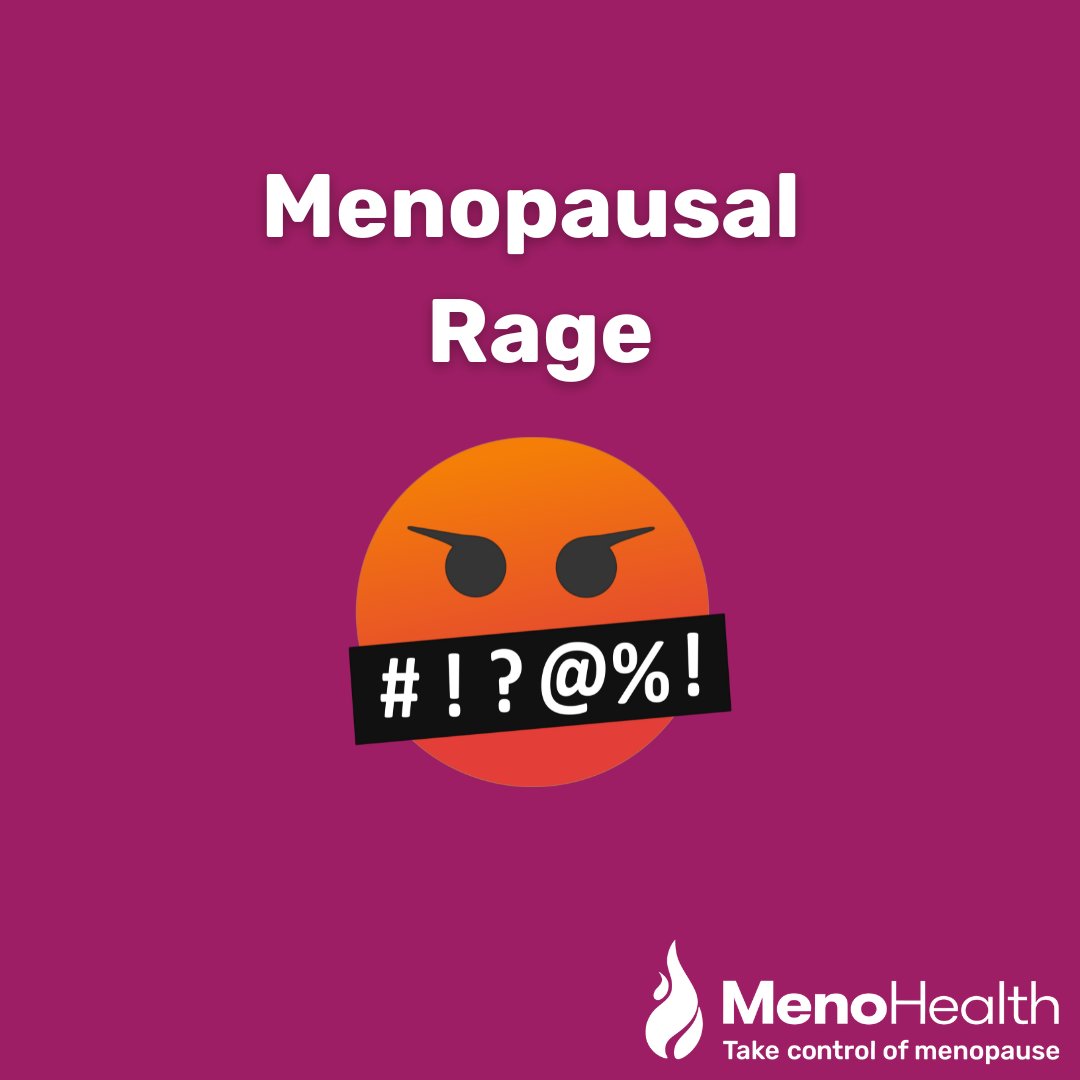 MenoHealth on X: Menopausal rage is a difficult symptom to deal