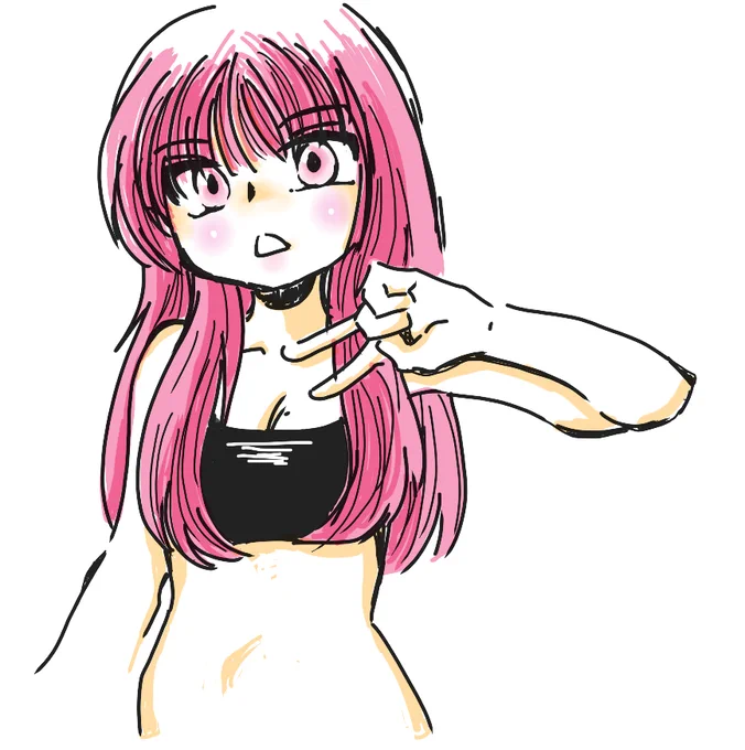 落書き。pixivスケッチにて 