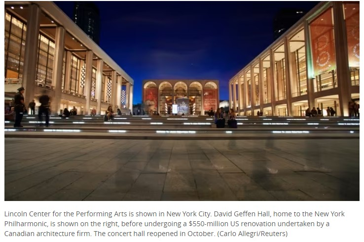 Canadian architects help lift 'curse' of bad sound at New York's famed Lincoln Center:
cbc.ca/news/entertain…