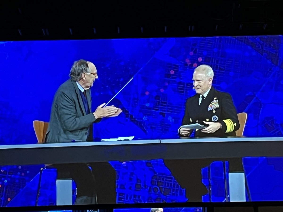 Mark_Cygan's tweet image. Data Deluge &amp;amp; Automation are key topics fr Dir of National #Geospatial Intelligence Agency Vice Adm Witworth at #EsriFedGIS23 #FedGIS