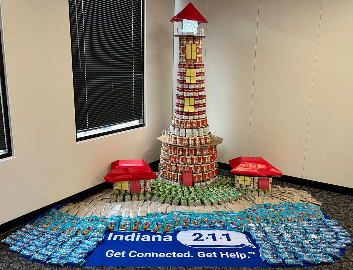 WorkForIndiana's tweet photo. πA peek at four creative #CANstructions designed by State of Indiana employees during our annual donation drive!
Through this year's competition, our teams collected an astounding 26,563 cans for Hoosier food pantries and service organizations.
#publicservice #WorkForIndiana https://t.co/0rHRuUoZ83