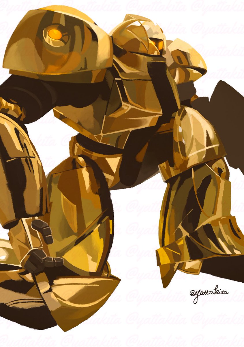 「ゴールドスモーMGを観察✧*。 」|矢田喜多のイラスト