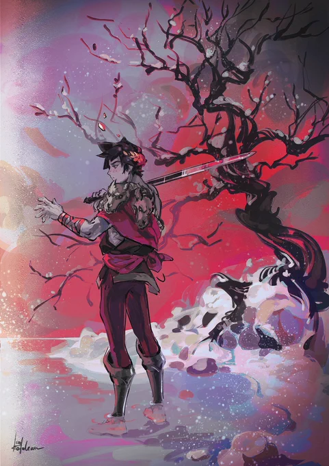 QRT with your red art   