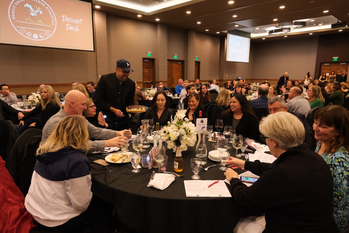 PrezSVC's tweet photo. I am so moved by all the generosity from our community at the @SVCCollege Athletic Auction this past weekend to raise a record amount of more than $130,000 in support of our student-athletes and @SkagitAthletics. Thank you to the @SwinomishLodge for hosting! #SVCCommunity https://t.co/pP2h2cHas7