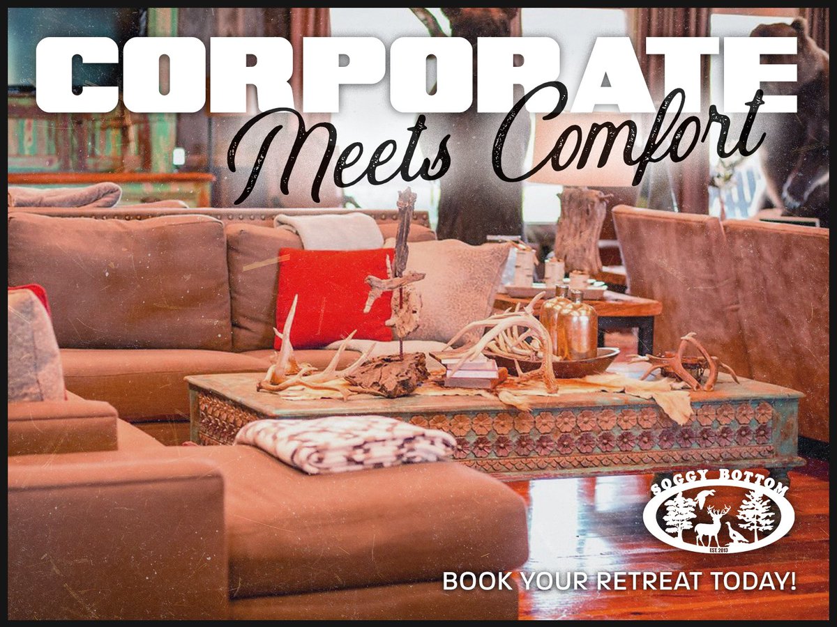 SBLest2013's tweet photo. Kick off 2023 with team building!

✅ Custom retreat options
✅ Multiple catering packages 
✅ Meeting areas with AV
✅ Outdoor activities 
✅ Plenty of room for 40+

Book your next corporate meeting or event today! 

https://t.co/yHiAs3hlpG https://t.co/HsIEVd6ZGq