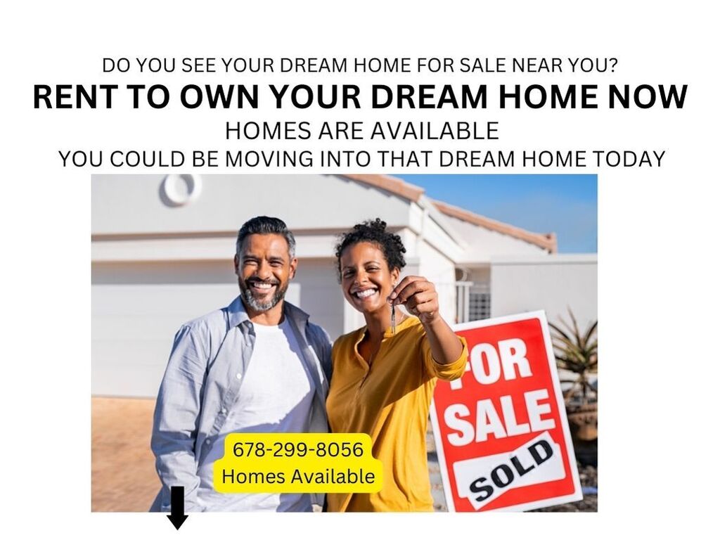 RentToOwnHomAtl's tweet image. Start Building Your Financial Security with Rent to Own Homes