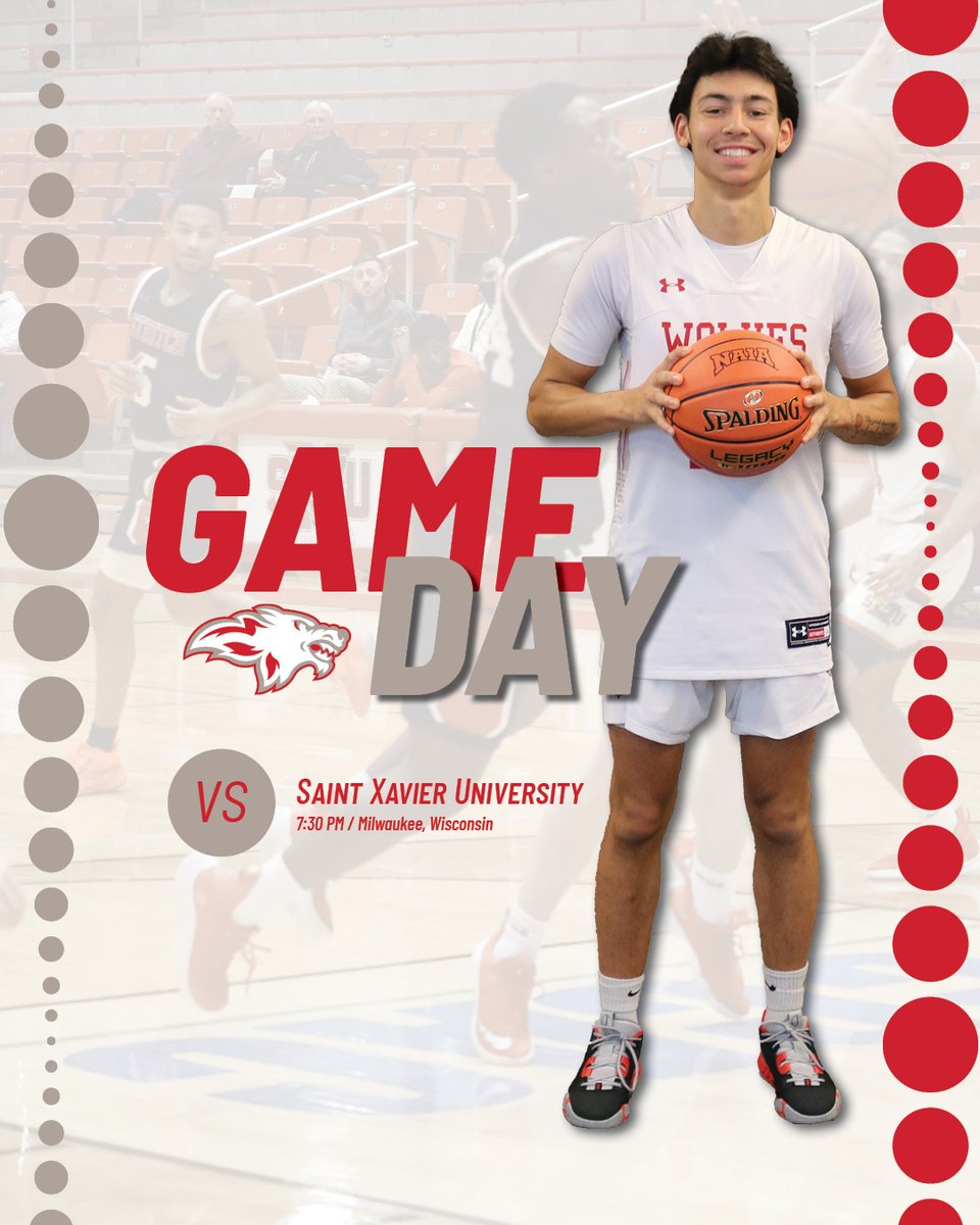 🏀GAMEDAY🏀

<a href="/MBB_CSU_Wolves/">Cardinal Stritch Basketball</a> hosts Saint Xavier in the final regular season home game of 22-23!

📍Panella Court | Milwaukee, Wis.
⏰7:30pm
📊bit.ly/3JSfR13
📺bit.ly/3HNHTrW