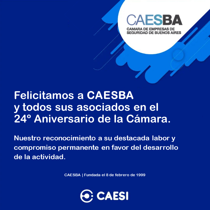 CAESI9's tweet photo. ¡Feliz aniversario a los colegas de CAESBA!
#Caesi #SeguridadPrivada https://t.co/V9bmrBgfbk