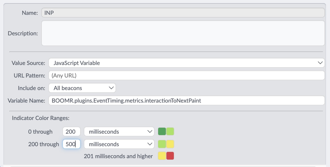 On Boomerang version 1.66 and want to monitor INP in mPulse? Create a custom timer with settings: BOOMR.plugins.EventTiming.metrics.interactionToNextPaint #webperf #rum #inp