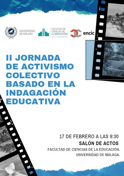 📢Os invitamos a  las "II Jornadas de Activismo Colectivo basado en la Indagación Educativa" 

➡️Viernes 17 de febrero a las 9:30 en el salón de actos de la Facultad de Educación de la Universidad de Málaga.

➕ℹ️uma.es/facultad-de-ci…
