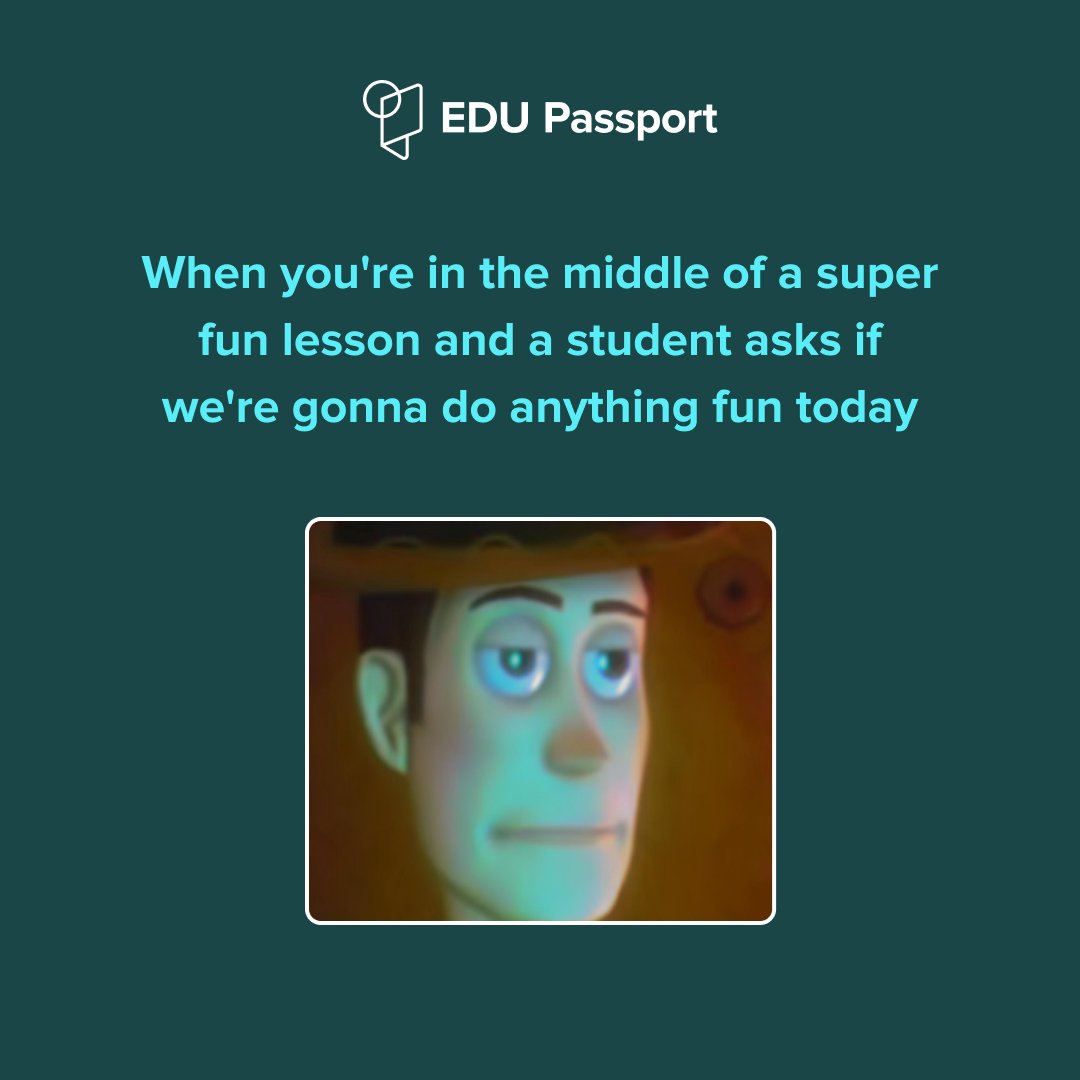 edupassport_io's tweet photo. *sigh* You put so much effort into the lesson only for the little ones to get distracted by the bug on the windowππ
#teachersofig #justforLOLs #teachersoftwitter#teachers #funny #educationalmemes #teachersofinsta #meme #funnymemes #EDUPassport #instamemes #twittermemes https://t.co/YMgUS6PMas