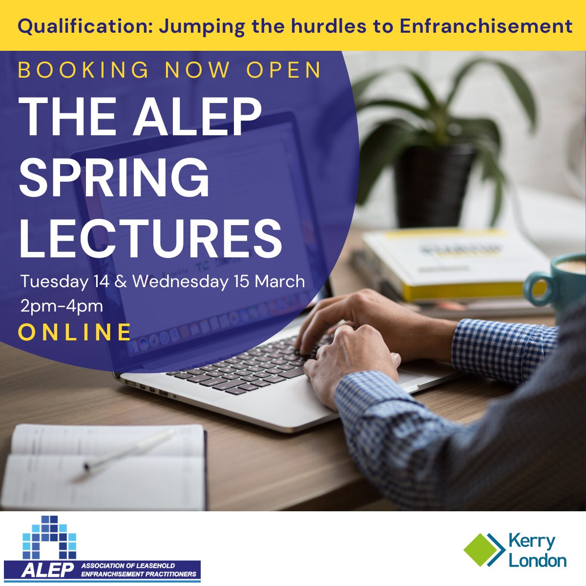 ALEPofficial's tweet image. Have you booked your place for the online ALEP Spring Lectures? 

Early Bird discount available – book now!  
ow.ly/teOR50MN9iU  
#CPD #ALEPlecture