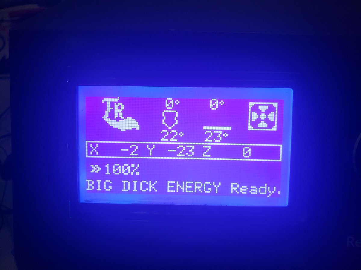 FoxyRabbitToys's tweet photo. Finally got finished upgrading and customizing my large volume 3D printer with a fairly well customized build of Marlin 2.1.2 that took a while to finish setting up. Totally worth it though! https://t.co/BmoX8XmZy6