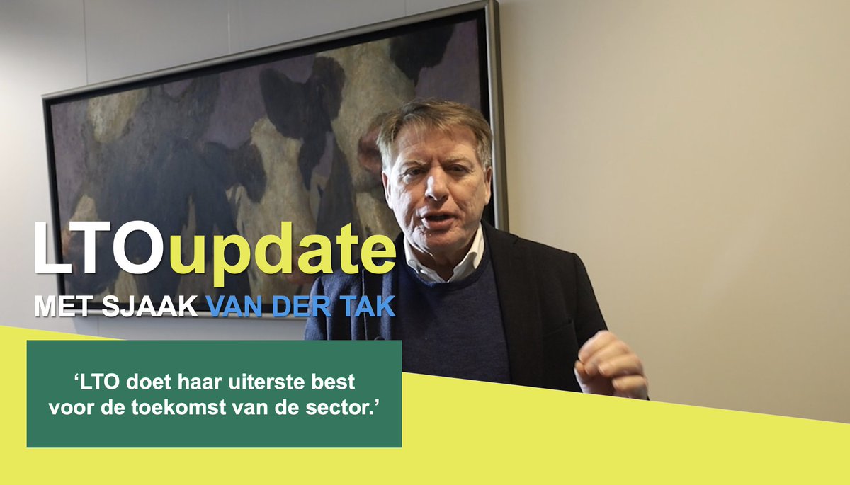 LTONederland's tweet photo. #LANDBOUWAKKOORD | Voorzitter @SjaakVanDerTak geeft deze week weer een #ltoupdate over de stand van zaken rondom het landbouwakkoord. Bekijk hier de vlog⬇️
https://t.co/mcqlP3e6fs https://t.co/WsBpH4ChGO