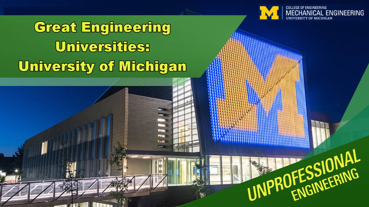 Listen: unprofessionalengineering.com/university-of-…

Subscribe: unprofessionalengineering.com/subscribe

The #universityofmichigan has one of the best #engineering programs in the world! Learn what sets them apart, how to get accepted, and how much more you will make when you get your degree from <a href="/UMengineering/">Michigan Engineering</a>