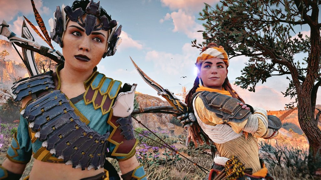 LenasView2's tweet photo. Aloy and Talanah

#Aloy #HorizonForbbidenWest #HorizonZeroDawn #BeyondTheHorizon #PhotoMode #VirtualPhotography #VPRT #VGPUnite #WorldofVP #GSVP #ArtisticofSociety #LandofVP #VirtualPhotoTop https://t.co/4kLY5dysl5